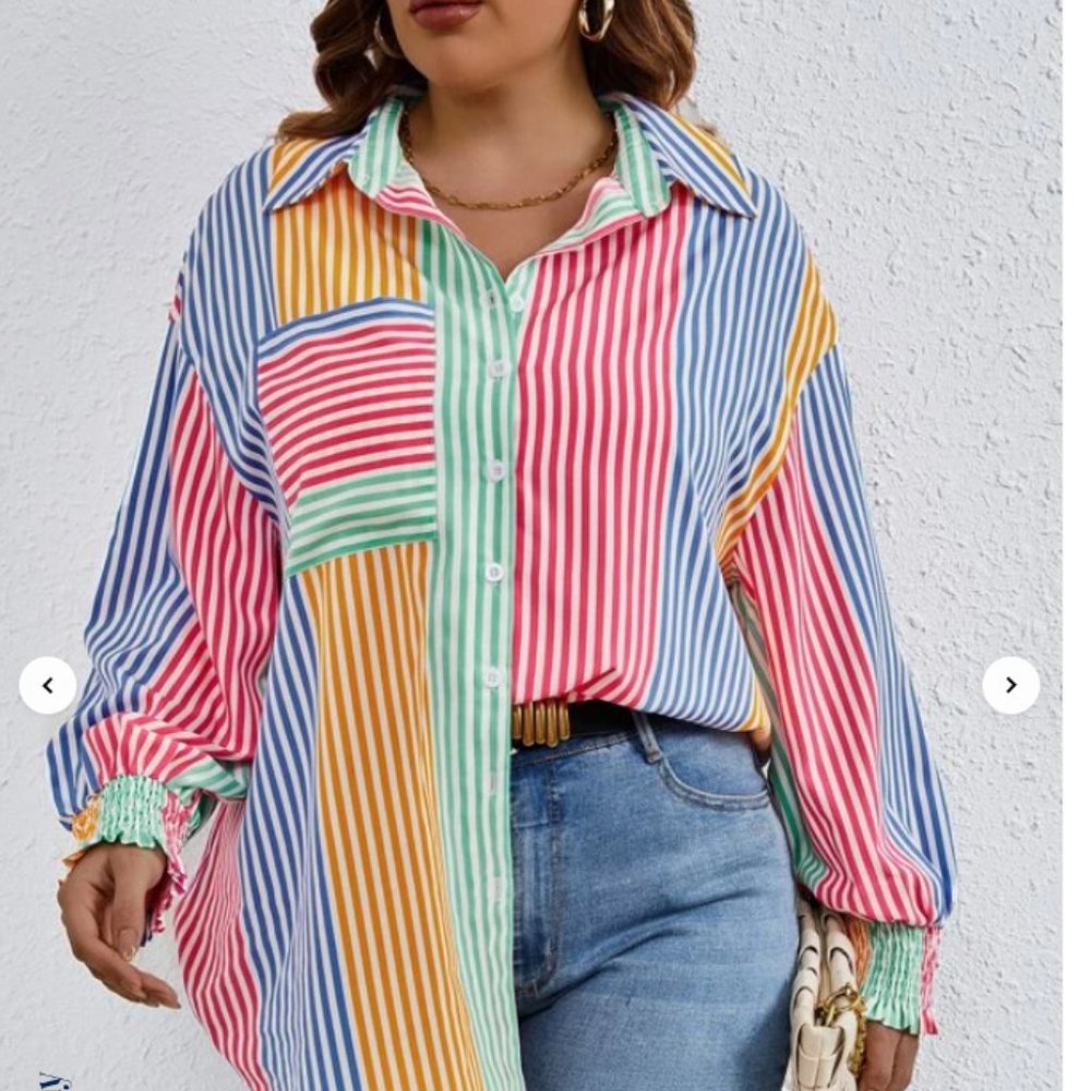 Plus Open Stitch Cut Out Drop Shoulder Sweater